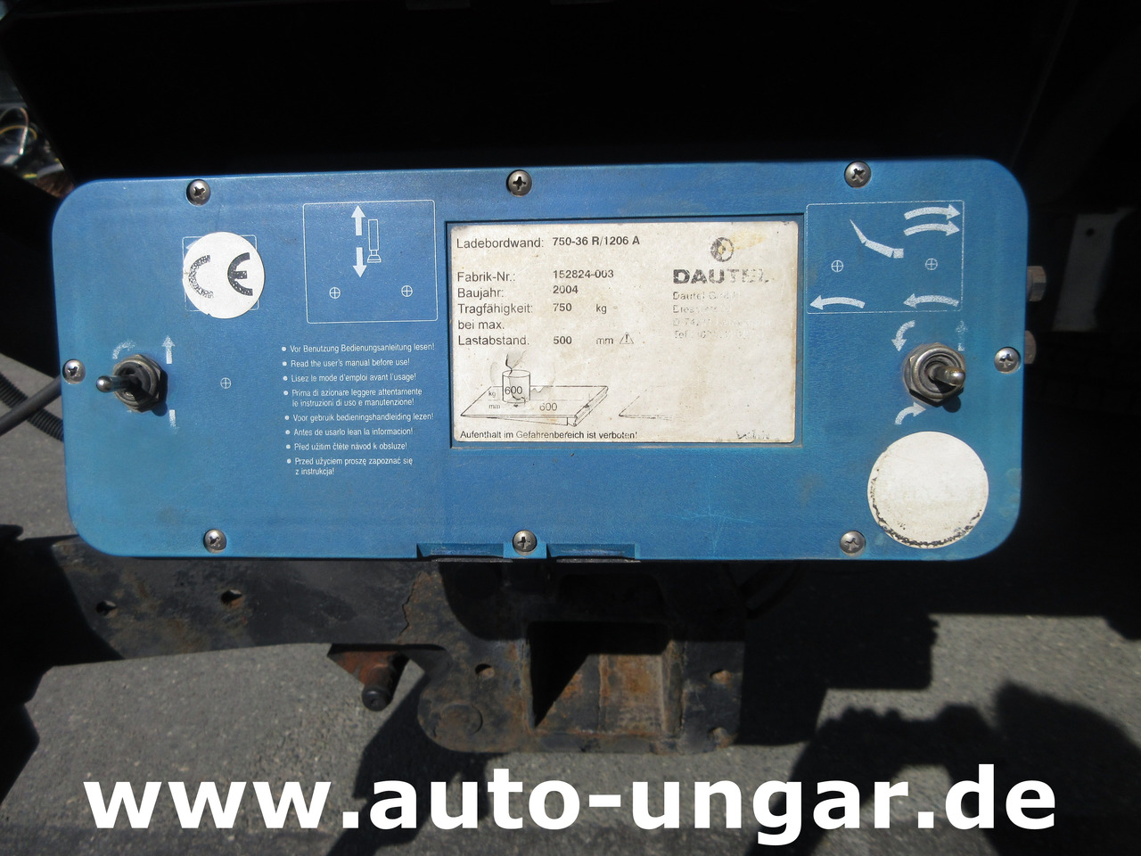 شاحنة ستارة جانبية Ford Transit 90T350 Tourneo 3.500kg Pritsche & Plane Dautel LBW AHK: صورة 9 شاحنة ستارة جانبية Ford Transit 90T350 Tourneo 3.500kg Pritsche & Plane Dautel LBW AHK: صورة 9