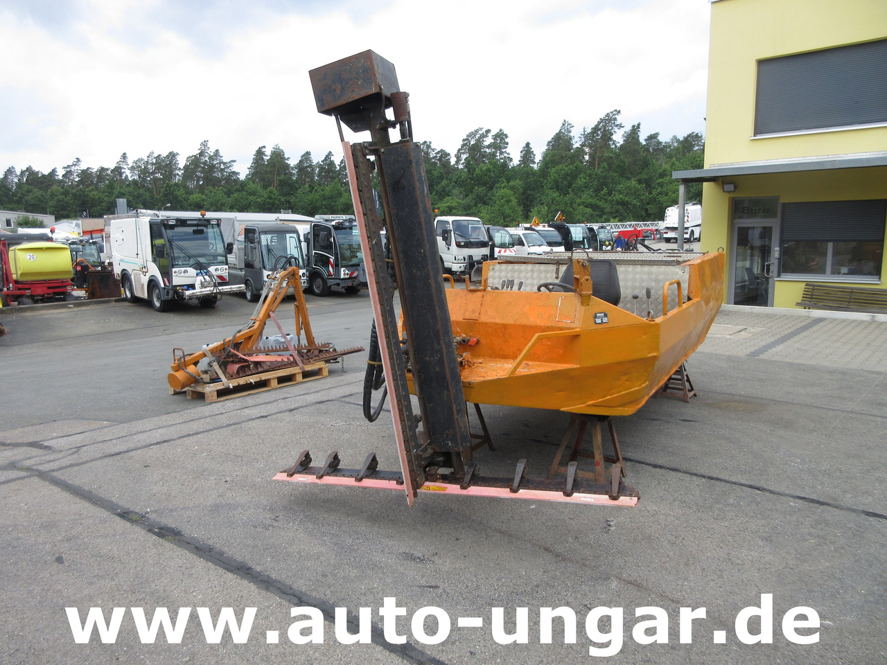 Gödde Mähboot O 420 T-Mähbalken + Seitenmäher Aquatic Weed Harvester - آلية المنفعة/ مركبة خاصة: صورة 1 Gödde Mähboot O 420 T-Mähbalken + Seitenmäher Aquatic Weed Harvester - آلية المنفعة/ مركبة خاصة: صورة 1