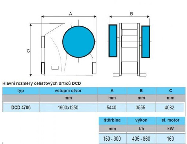 DCD - 4706 (CZ) 405-860 t/h DEMONTovan! DISMANTLED - كسارة فكية: صورة 2 DCD - 4706 (CZ) 405-860 t/h DEMONTovan! DISMANTLED - كسارة فكية: صورة 2