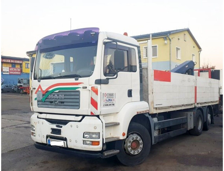MAN 6x2 EUR4 TGA 26.430 BL crane REMOTE - شاحنات مسطحة, شاحنة كرين: صورة 2 MAN 6x2 EUR4 TGA 26.430 BL crane REMOTE - شاحنات مسطحة, شاحنة كرين: صورة 2