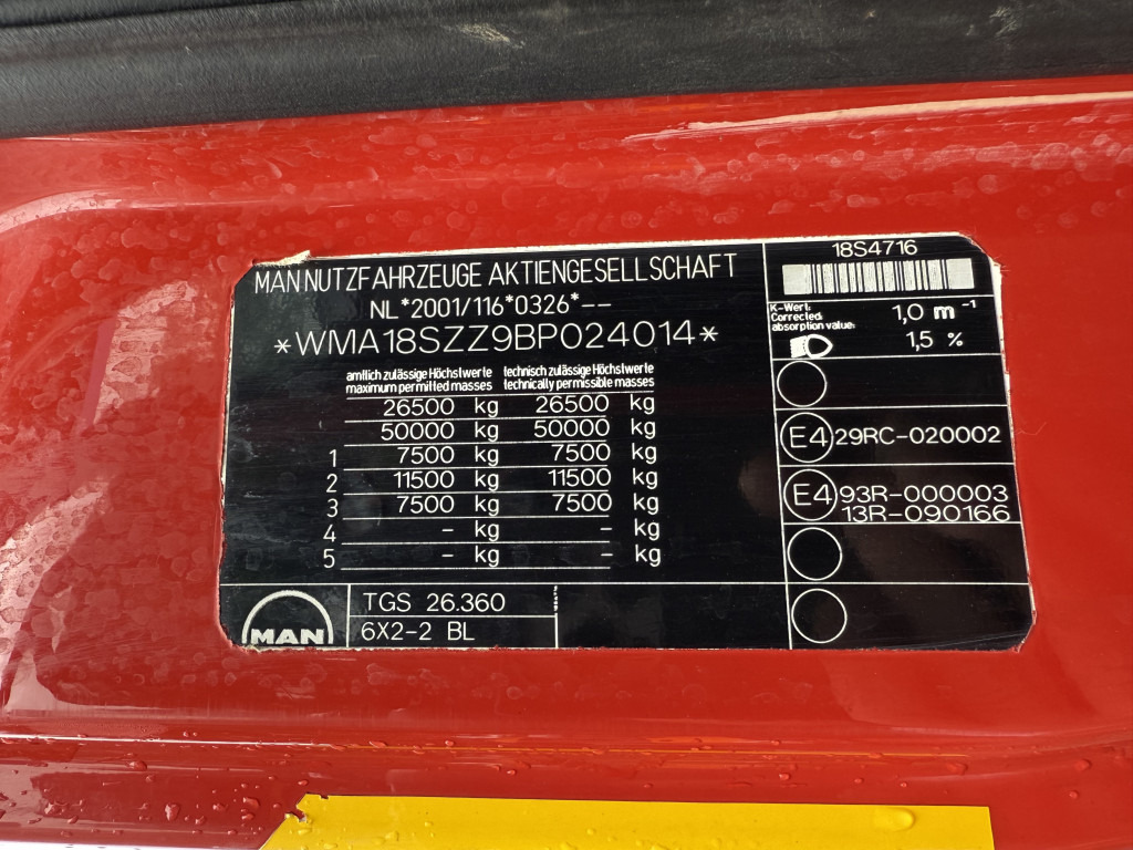 MAN TGS 26.360 6X2 Haken mit Kran HMF 1643Z - شاحنة ذات خطاف, شاحنة كرين: صورة 4 MAN TGS 26.360 6X2 Haken mit Kran HMF 1643Z - شاحنة ذات خطاف, شاحنة كرين: صورة 4
