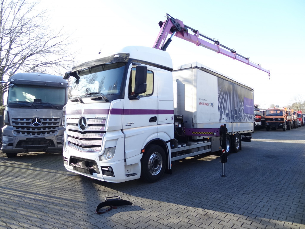 شاحنات مسطحة, شاحنة كرين Mercedes-Benz Actros 2545 6X2 HIAB 166 bis 19 Meter: صورة 8