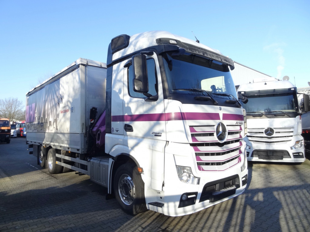 شاحنات مسطحة, شاحنة كرين Mercedes-Benz Actros 2545 6X2 HIAB 166 bis 19 Meter: صورة 11