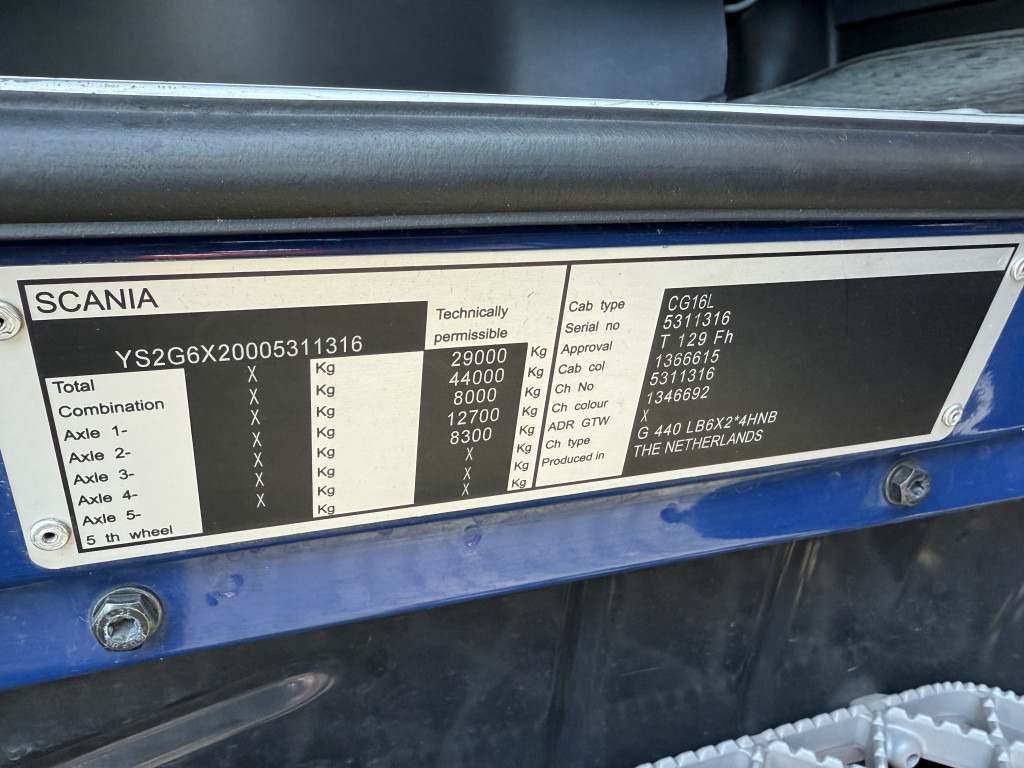 Scania G440 6X2*4 HIAB 166 bis 16.50 Meter - شاحنة كرين, شاحنات مسطحة: صورة 5 Scania G440 6X2*4 HIAB 166 bis 16.50 Meter - شاحنة كرين, شاحنات مسطحة: صورة 5