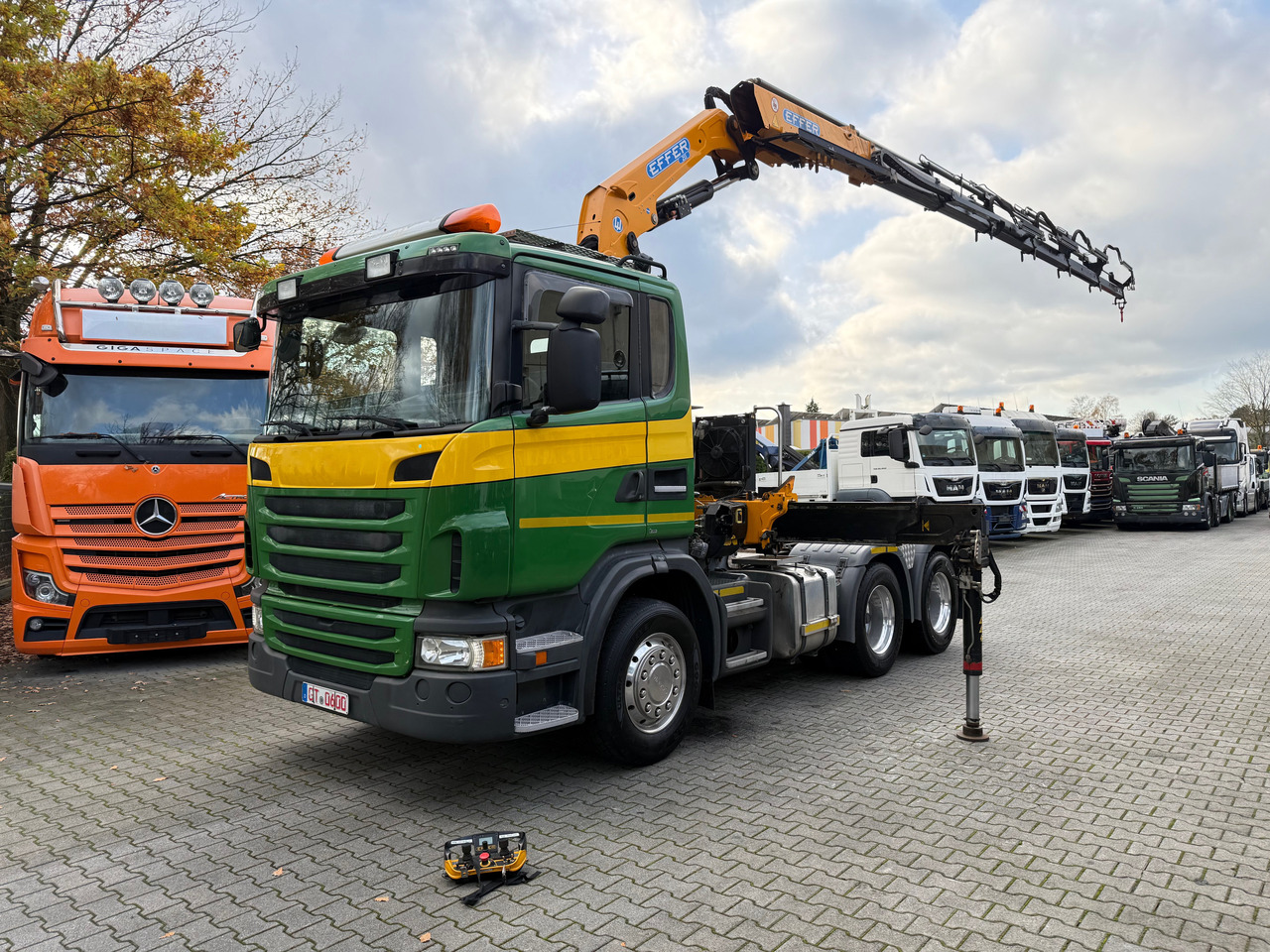 Scania G480 6X4 Kran Effer 255 6S bis 20.5 Meter - شاحنة كرين, وحدة جر: صورة 1 Scania G480 6X4 Kran Effer 255 6S bis 20.5 Meter - شاحنة كرين, وحدة جر: صورة 1