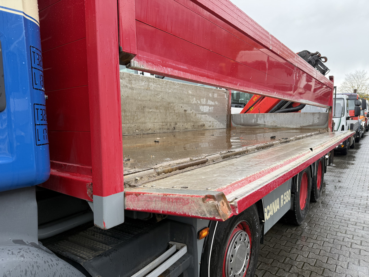 Scania R580 V8 8X4 Kipper Kran Palfinger 22002 - شاحنة قلاب, شاحنة كرين: صورة 5 Scania R580 V8 8X4 Kipper Kran Palfinger 22002 - شاحنة قلاب, شاحنة كرين: صورة 5