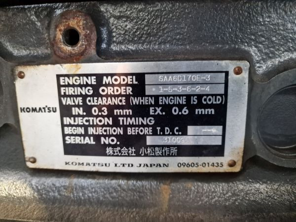 Komatsu SAA6D170E-3 Engine (Plant) PC1250-7 Excavator - محرك - آلات البناء: صورة 2 Komatsu SAA6D170E-3 Engine (Plant) PC1250-7 Excavator - محرك - آلات البناء: صورة 2