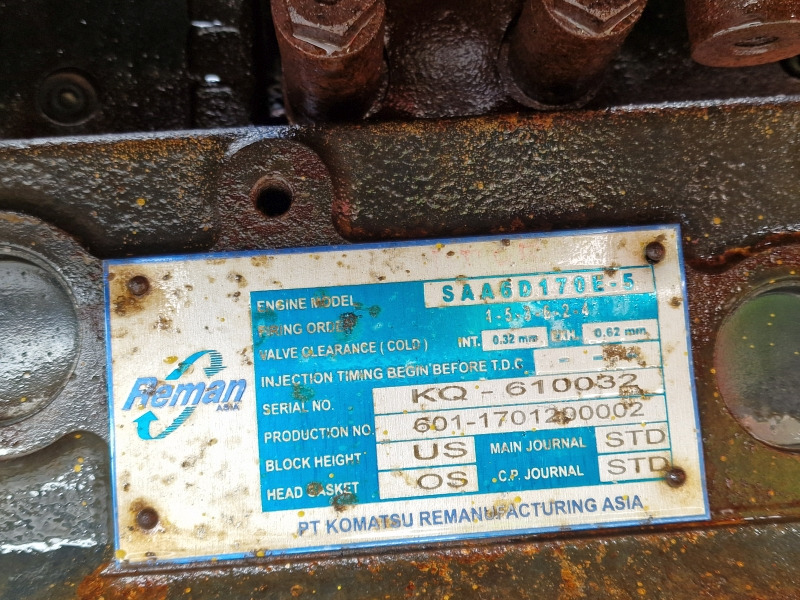 Komatsu SAA6D170E-5 Engine (Plant) - محرك - آلات البناء: صورة 2 Komatsu SAA6D170E-5 Engine (Plant) - محرك - آلات البناء: صورة 2