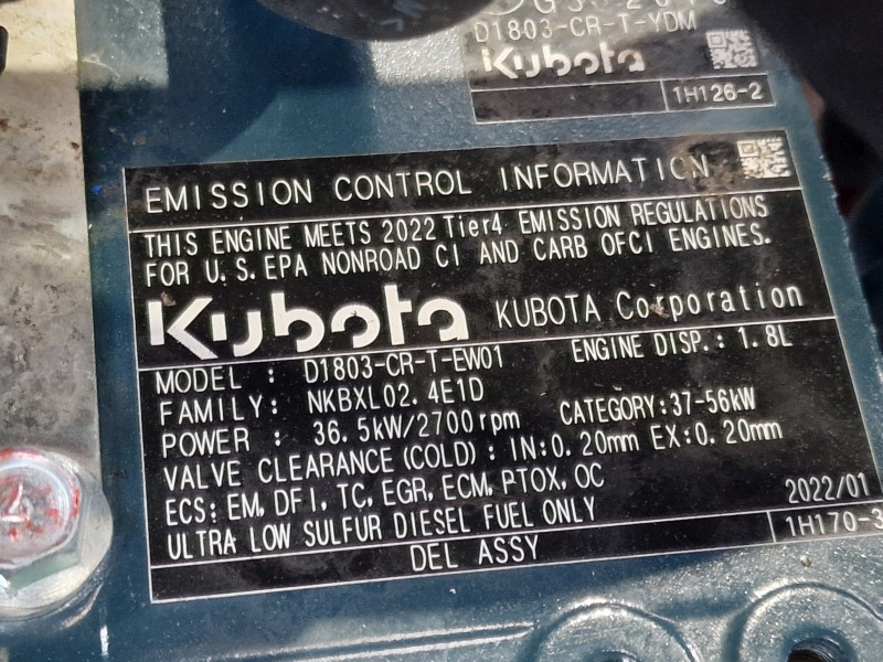 جديدة محرك - آلات البناء Kubota D1803-CR-T-EW01 New Engine (Plant): صورة 14