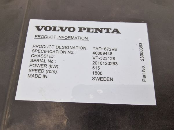Volvo TAD1672VE Engine (Industrial) New - محرك - معدات صناعية: صورة 4 Volvo TAD1672VE Engine (Industrial) New - محرك - معدات صناعية: صورة 4