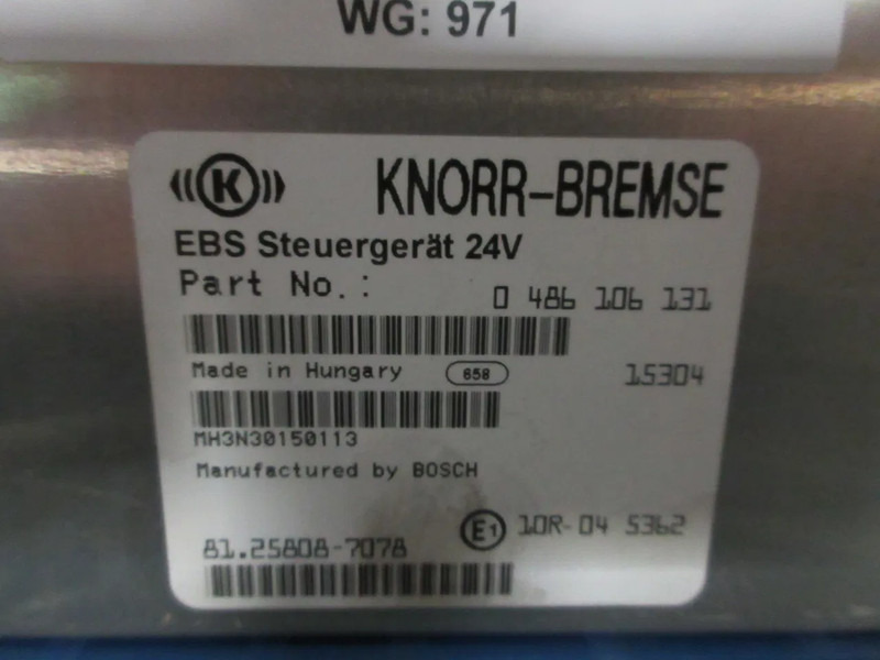 MAN 81.25808-7078 EBS MODULEN 18.420 TGX TGS EURO 6 - النظام الكهربائي - شاحنة: صورة 3 MAN 81.25808-7078 EBS MODULEN 18.420 TGX TGS EURO 6 - النظام الكهربائي - شاحنة: صورة 3
