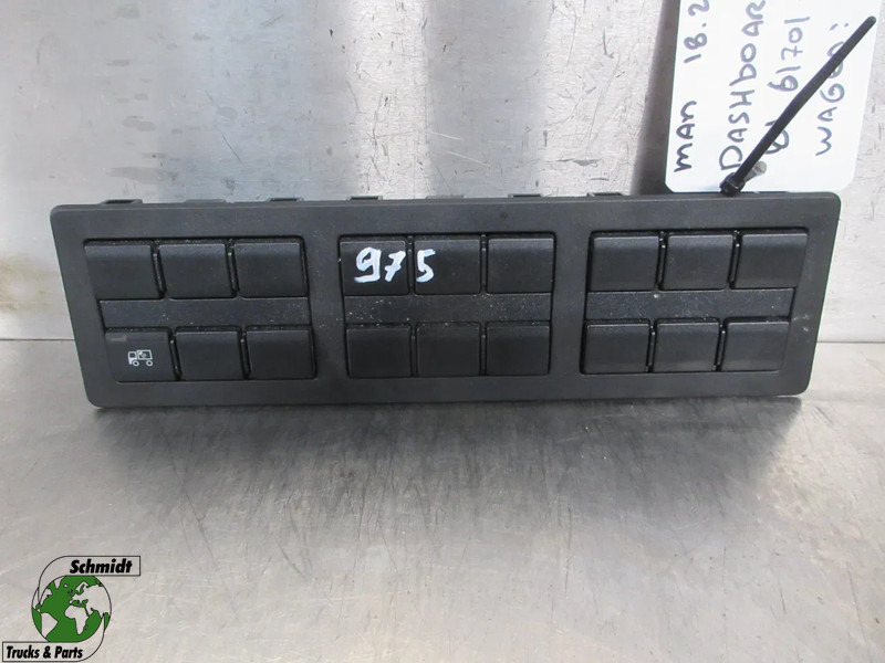 MAN 81.61701-0539 CABINE SCHAKELAAR TGM 18.250 EURO 6 - النظام الكهربائي - شاحنة: صورة 1 MAN 81.61701-0539 CABINE SCHAKELAAR TGM 18.250 EURO 6 - النظام الكهربائي - شاحنة: صورة 1