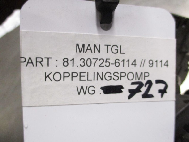 MAN TGL 81.30725-6114 // 9114 KOPPELINGSPOMP - القابض و قطع الغيار - شاحنة: صورة 2 MAN TGL 81.30725-6114 // 9114 KOPPELINGSPOMP - القابض و قطع الغيار - شاحنة: صورة 2
