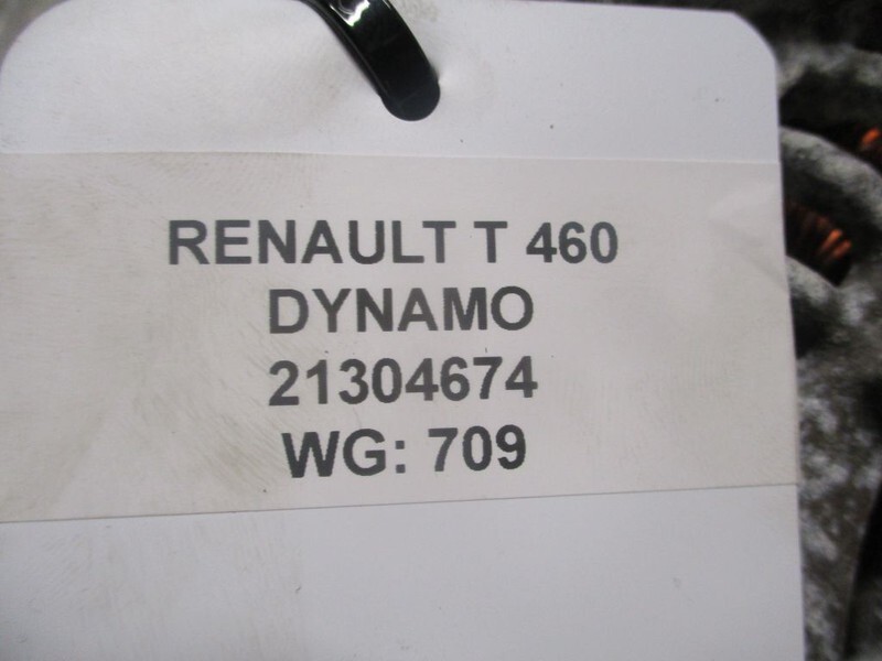 Renault T SERIE 21304674 DYNAMO - مولد كهرباء - شاحنة: صورة 3 Renault T SERIE 21304674 DYNAMO - مولد كهرباء - شاحنة: صورة 3