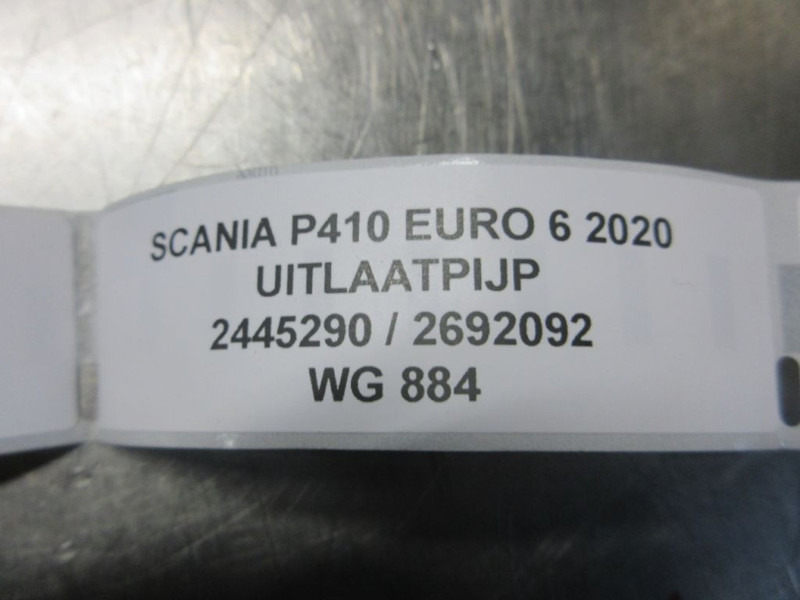 Scania P410 2445290 / 2692092 UITLAATPIJP EURO 6 MODEL 2020 - كاتم الصوت/الخمارات - شاحنة: صورة 3 Scania P410 2445290 / 2692092 UITLAATPIJP EURO 6 MODEL 2020 - كاتم الصوت/الخمارات - شاحنة: صورة 3