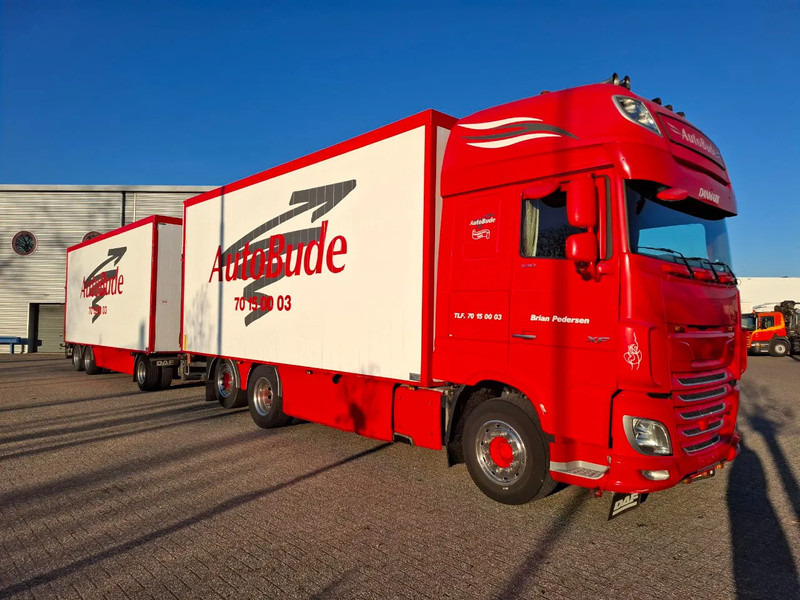 DAF XF106-530 / DEB / COMPLETE COMBI / SIDE DOORS / 2XPLATFORM 2500KG / ONLY:773032 KM / LWDS / LEATHER / EURO-6 / 2017 - شاحنة مقفلة: صورة 3 DAF XF106-530 / DEB / COMPLETE COMBI / SIDE DOORS / 2XPLATFORM 2500KG / ONLY:773032 KM / LWDS / LEATHER / EURO-6 / 2017 - شاحنة مقفلة: صورة 3