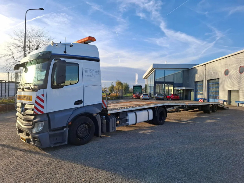 Mercedes-Benz Actros 1842 / NL TRUCK / CAR CARRIER COMBINATION / TUV: 11-12-2025 / 1XWINCH / FRANZ MERSCH / GALVANIZED / SMART TACHO / AUTOMAT - شاحنة نقل سيارات شاحنة: صورة 1 Mercedes-Benz Actros 1842 / NL TRUCK / CAR CARRIER COMBINATION / TUV: 11-12-2025 / 1XWINCH / FRANZ MERSCH / GALVANIZED / SMART TACHO / AUTOMAT - شاحنة نقل سيارات شاحنة: صورة 1