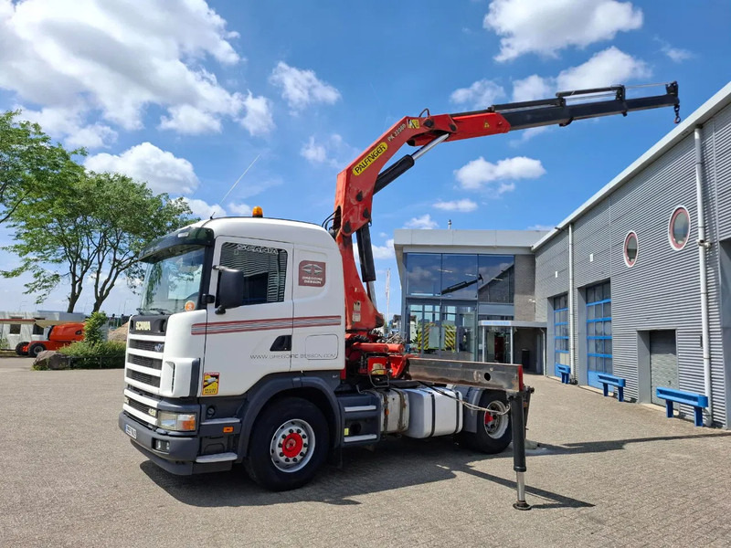 Scania 124G-420 / RETARDER / PALFINGER PK32080 / DOUBLE TANK / AIRCO / GOOD CONDITION / MANUAL / EURO-3 / 2004 - شاحنة كرين: صورة 2 Scania 124G-420 / RETARDER / PALFINGER PK32080 / DOUBLE TANK / AIRCO / GOOD CONDITION / MANUAL / EURO-3 / 2004 - شاحنة كرين: صورة 2