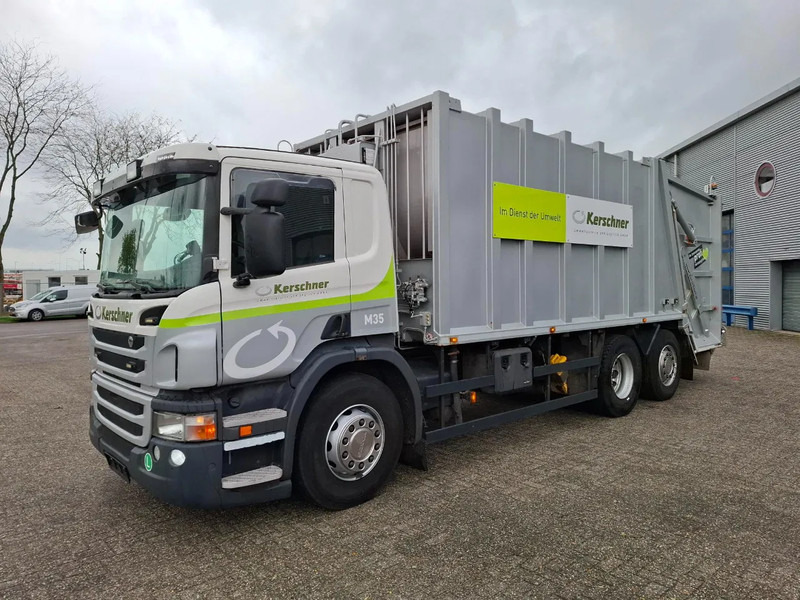 Scania P360 / RETARDER / ONLY:234640 KM / LENKACHSE / AIRCO / WORKING GARBAGE TRUCK / AUTOMATIC / EURO-5 / 2013 - شاحنة النفايات: صورة 1 Scania P360 / RETARDER / ONLY:234640 KM / LENKACHSE / AIRCO / WORKING GARBAGE TRUCK / AUTOMATIC / EURO-5 / 2013 - شاحنة النفايات: صورة 1