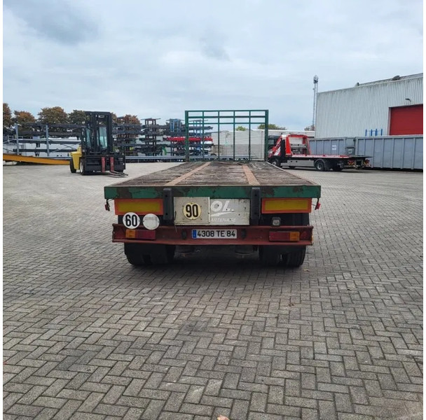 Trouillet RT 3240 / AIR SUSPENSION / PLATEAU 8M / LOADING HEIGHT:115CM / DRUM BRAKES / 3X ROR AXLES / 1990 - عربة مقطورة: صورة 5 Trouillet RT 3240 / AIR SUSPENSION / PLATEAU 8M / LOADING HEIGHT:115CM / DRUM BRAKES / 3X ROR AXLES / 1990 - عربة مقطورة: صورة 5