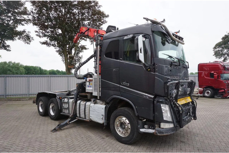 Volvo FH16-750 / ENGINE RUNNING / 6x4 / RETARDER / BIG AXLE / VEB+ / PALFINGER FD250 / EURO-6 / 2016 - شاحنة قطع الأشجار, شاحنة كرين: صورة 4 Volvo FH16-750 / ENGINE RUNNING / 6x4 / RETARDER / BIG AXLE / VEB+ / PALFINGER FD250 / EURO-6 / 2016 - شاحنة قطع الأشجار, شاحنة كرين: صورة 4