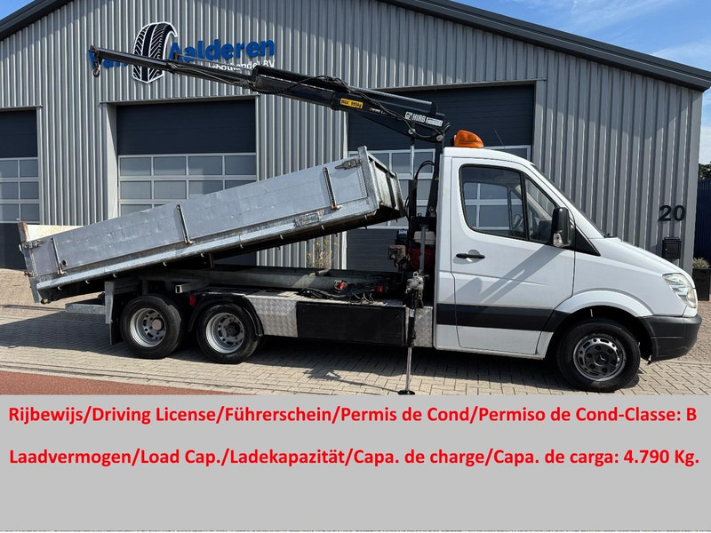 Mercedes-Benz Sprinter 516 CDI Clixtar, HIAB Kraan/Crane/Kran/Grua, Kipper - قلاب صغير: صورة 1 Mercedes-Benz Sprinter 516 CDI Clixtar, HIAB Kraan/Crane/Kran/Grua, Kipper - قلاب صغير: صورة 1