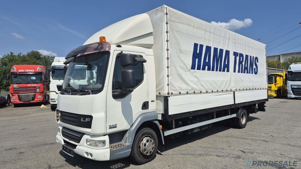 DAF FA LF 45.220 G12 EURO 5/EEV - valník s plachtou + hydraulické čelo BÄR - شاحنة ستارة: صورة 2 DAF FA LF 45.220 G12 EURO 5/EEV - valník s plachtou + hydraulické čelo BÄR - شاحنة ستارة: صورة 2
