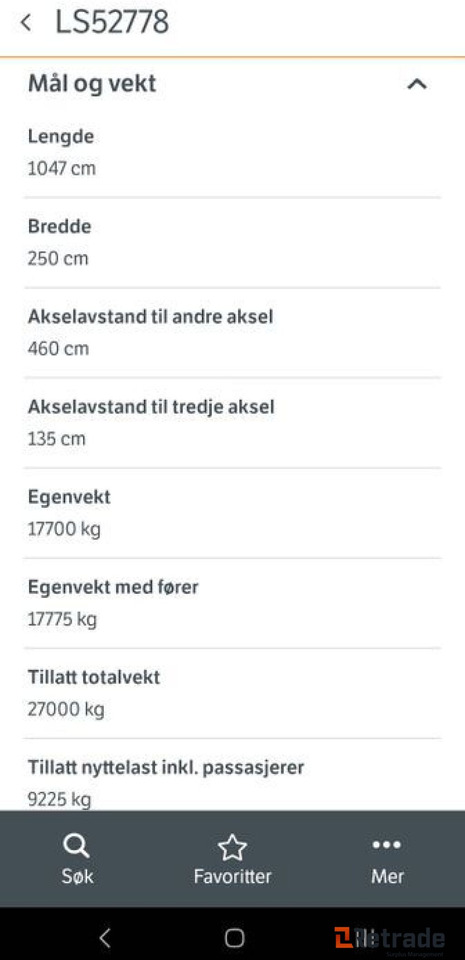 1999 modell MAN 26.414 6x2 kranbil - شاحنات مسطحة, شاحنة كرين: صورة 5 1999 modell MAN 26.414 6x2 kranbil - شاحنات مسطحة, شاحنة كرين: صورة 5