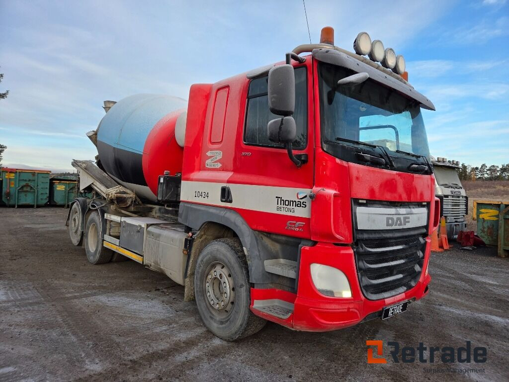 Betongbil 3-axlig Betongroterare DAF FAN CF370Y Euro 6 - شاحنة خلاطة خرسانة: صورة 3 Betongbil 3-axlig Betongroterare DAF FAN CF370Y Euro 6 - شاحنة خلاطة خرسانة: صورة 3