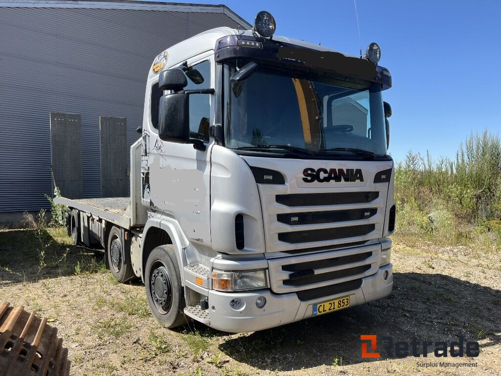 Lastbil SCANIA 8X4 Maskintransporter med Hydrauliske slidsker - شاحنة نقل سيارات شاحنة: صورة 4 Lastbil SCANIA 8X4 Maskintransporter med Hydrauliske slidsker - شاحنة نقل سيارات شاحنة: صورة 4
