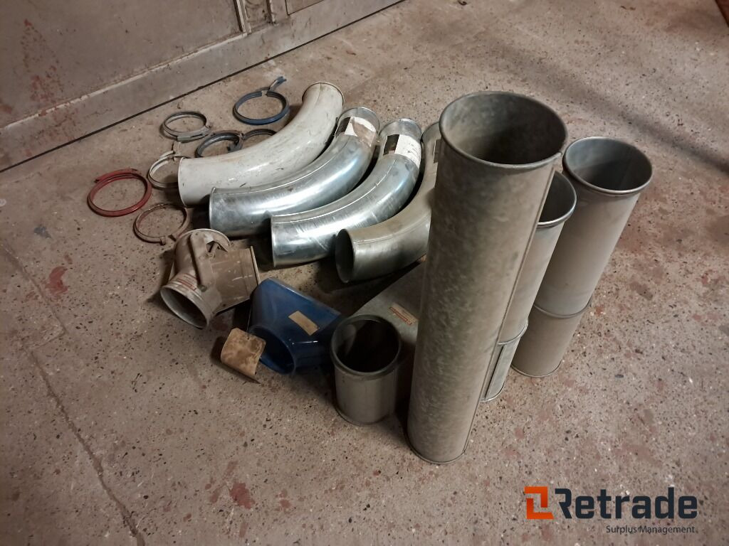 Lot med rør til Korntransport Kongskilde Ø160mm - معدات ما بعد الحصاد: صورة 4 Lot med rør til Korntransport Kongskilde Ø160mm - معدات ما بعد الحصاد: صورة 4
