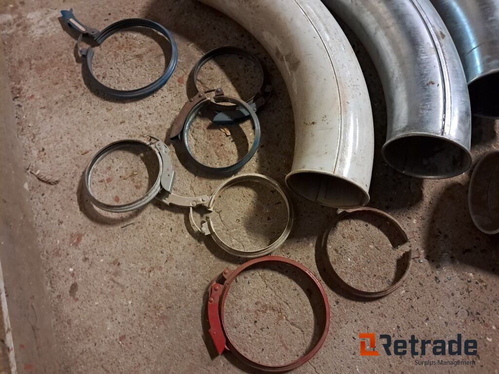 Lot med rør til Korntransport Kongskilde Ø160mm - معدات ما بعد الحصاد: صورة 5 Lot med rør til Korntransport Kongskilde Ø160mm - معدات ما بعد الحصاد: صورة 5