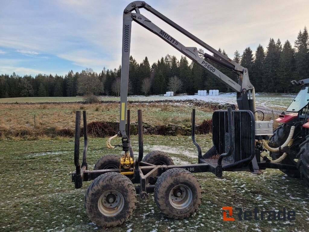 Skogsvagn Huggarvagn med kran Trejon Multiforest MF90 - مقطورة الغابات: صورة 3 Skogsvagn Huggarvagn med kran Trejon Multiforest MF90 - مقطورة الغابات: صورة 3