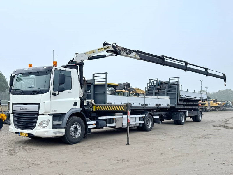 DAF CF400 + 17m Palfinger Crane / kran + Trailer - شاحنة كرين: صورة 2 DAF CF400 + 17m Palfinger Crane / kran + Trailer - شاحنة كرين: صورة 2