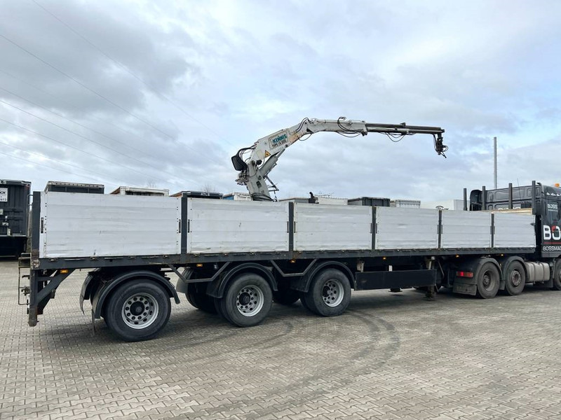 Pacton T3-003 Brick Trailer - Kennis 16000-R Crane - نصف مقطورة مسطحة: صورة 4 Pacton T3-003 Brick Trailer - Kennis 16000-R Crane - نصف مقطورة مسطحة: صورة 4