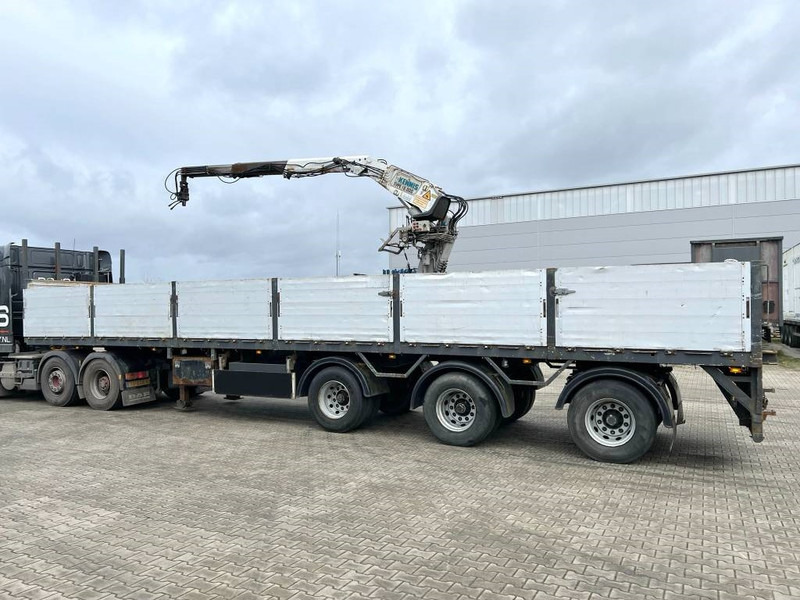 Pacton T3-003 Brick Trailer - Kennis 16000-R Crane - نصف مقطورة مسطحة: صورة 2 Pacton T3-003 Brick Trailer - Kennis 16000-R Crane - نصف مقطورة مسطحة: صورة 2