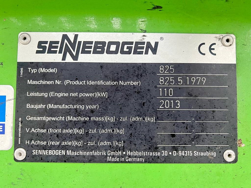 معالج النفايات لنقل القمامة Sennebogen 825 ELECTRIC / GOOD CONDITION: صورة 15