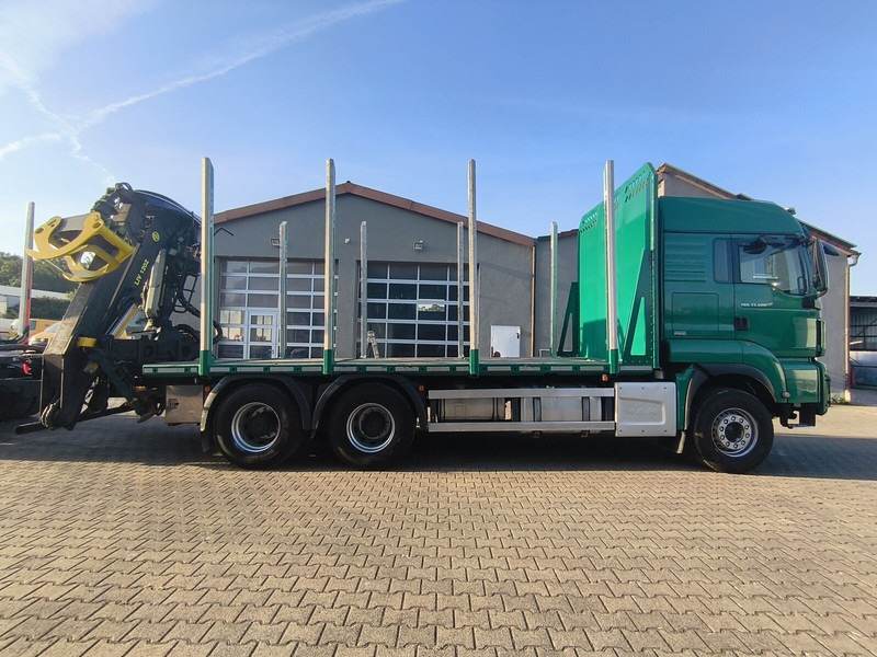 MAN TGX 33.500 Holz LKW Euro6 6x4 (9) - شاحنة قطع الأشجار, شاحنة كرين: صورة 5 MAN TGX 33.500 Holz LKW Euro6 6x4 (9) - شاحنة قطع الأشجار, شاحنة كرين: صورة 5