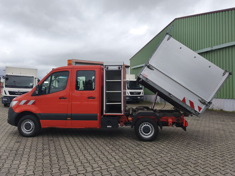قلاب صغير, الشاحنات الصغيرة كابينة مزدوجة Mercedes-Benz 316 Sprinter DoKa Kipper Euro 6 4x2 (4): صورة 9