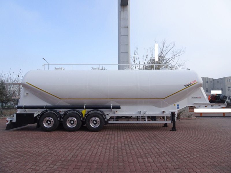 جديدة نصف مقطورة صهريج NURSAN Trockenschüttgutsilo Alu 28-60 m³ NEU höchste Qualität: صورة 1