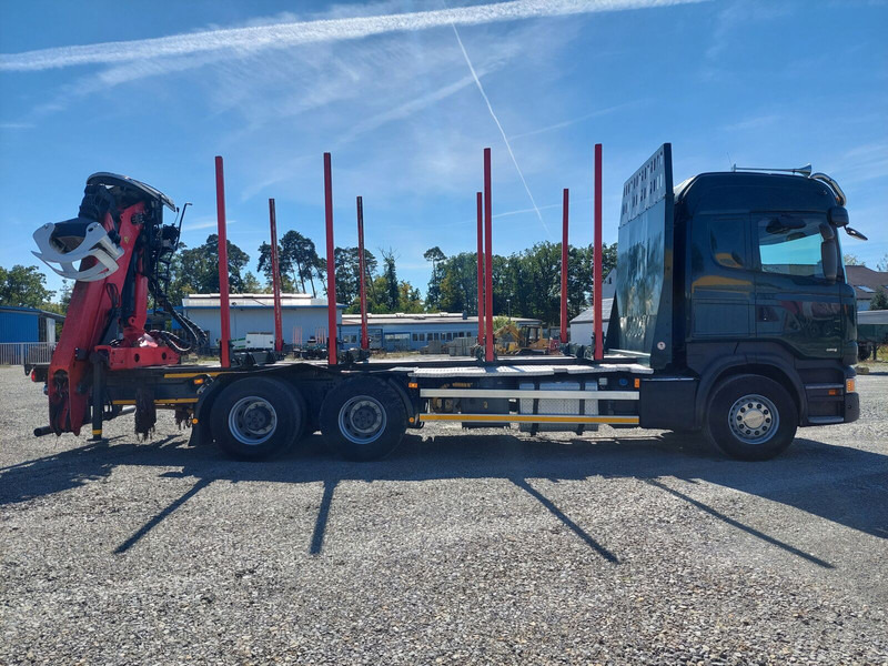 شاحنة قطع الأشجار, شاحنة كرين Scania R490 6x4 Euro 6 Kurzholz Palfinger AHK (2): صورة 7