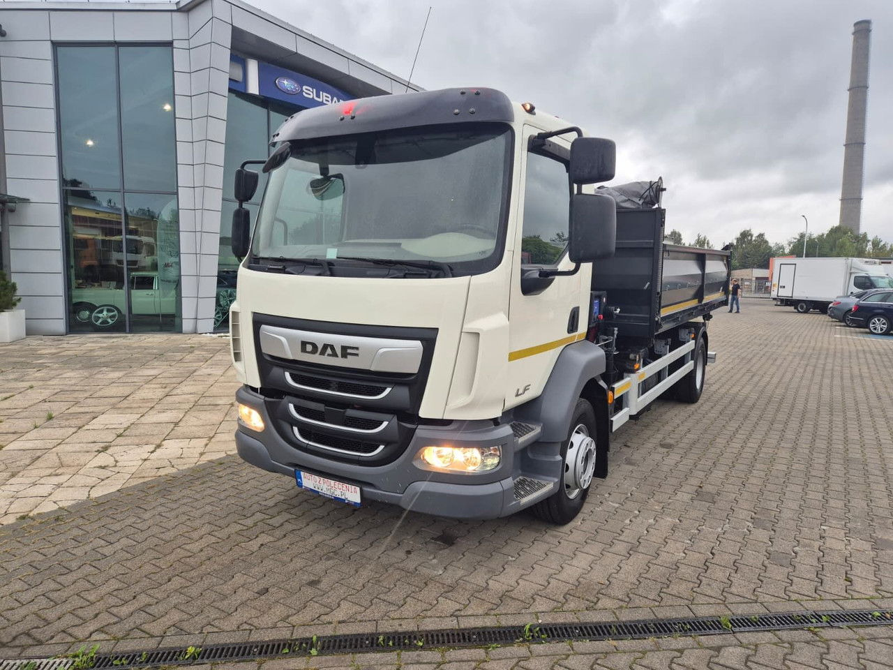 DAF LF 210 HDS HMF / Kipper / Like NEW - شاحنة قلاب, شاحنة كرين: صورة 2 DAF LF 210 HDS HMF / Kipper / Like NEW - شاحنة قلاب, شاحنة كرين: صورة 2