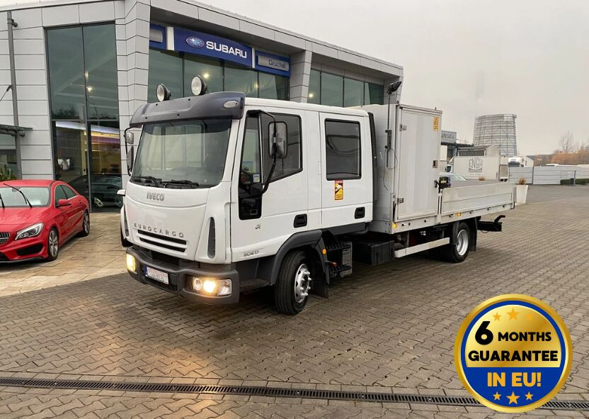 Iveco Eurocargo ML80E17 / HDS HMF / 1 Owner / Doka Iveco Eurocargo ML80E17 / HDS HMF / 1 Owner / Doka - شاحنات مسطحة, شاحنة كرين: صورة 1 Iveco Eurocargo ML80E17 / HDS HMF / 1 Owner / Doka Iveco Eurocargo ML80E17 / HDS HMF / 1 Owner / Doka - شاحنات مسطحة, شاحنة كرين: صورة 1