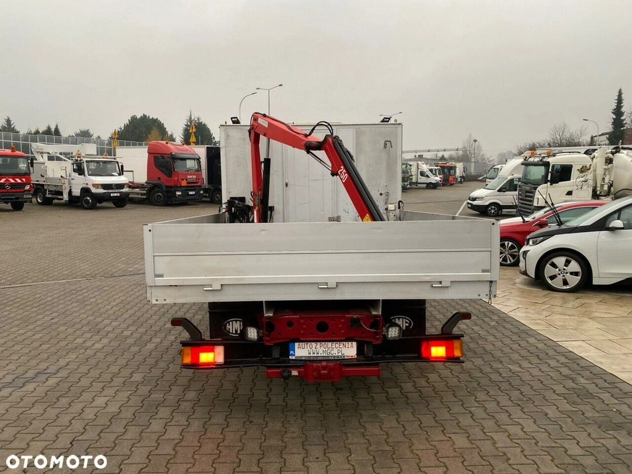 شاحنات مسطحة, شاحنة كرين Iveco Eurocargo ML80E17 / HDS HMF / 1 Owner / Doka: صورة 13