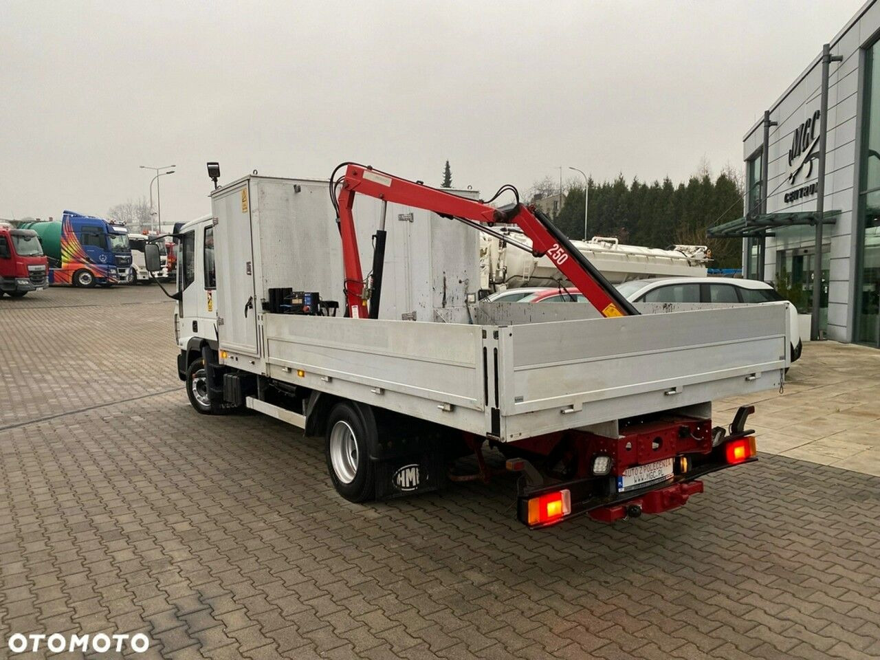 شاحنات مسطحة, شاحنة كرين Iveco Eurocargo ML80E17 / HDS HMF / 1 Owner / Doka: صورة 12