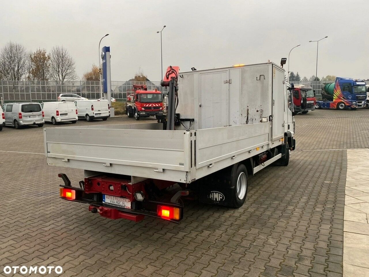 شاحنات مسطحة, شاحنة كرين Iveco Eurocargo ML80E17 / HDS HMF / 1 Owner / Doka: صورة 9