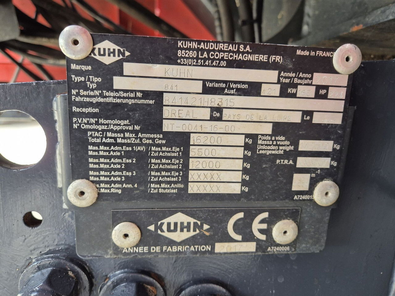 عربة خلط الأعلاف Kuhn SPW 22 / LOW MTH / 1 Owner / Works Great: صورة 25