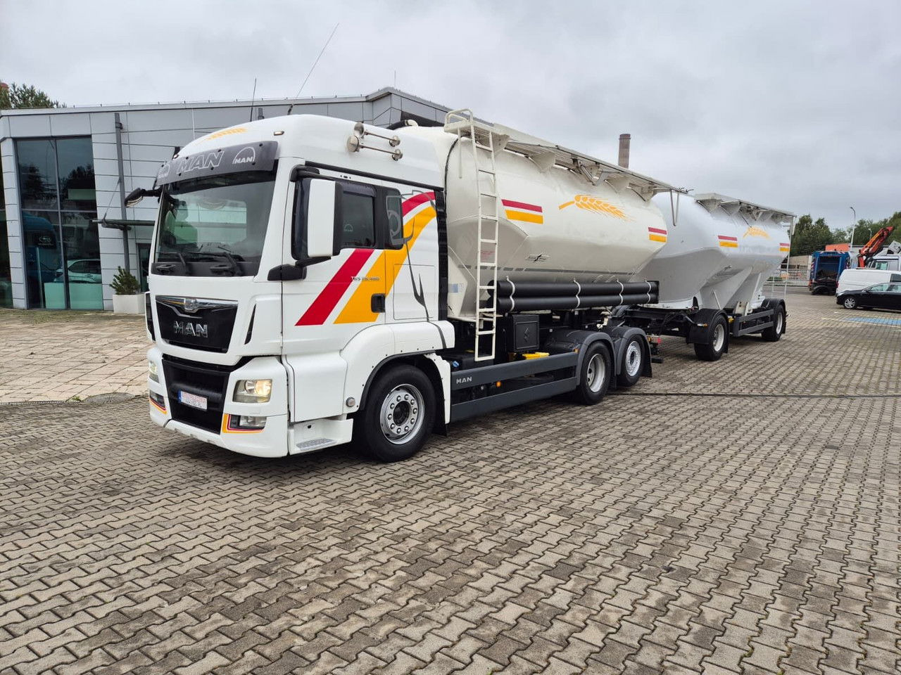 MAN TGS 26.480 Spritzer / 1 Owner /for transporting bulk materials - شاحنة: صورة 2 MAN TGS 26.480 Spritzer / 1 Owner /for transporting bulk materials - شاحنة: صورة 2