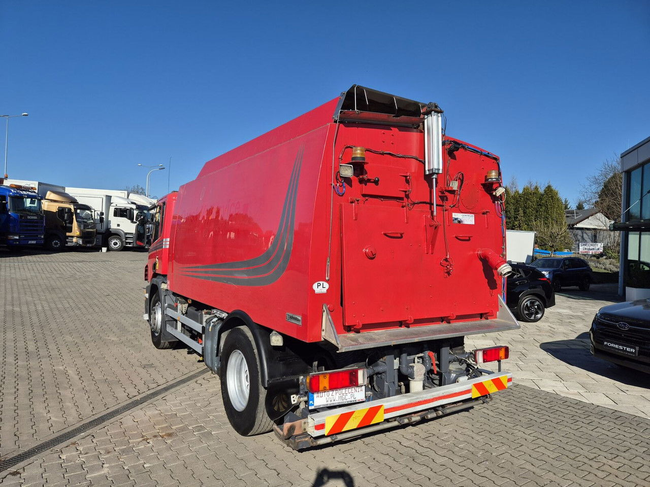 سياره كنس شوارع Scania P230 4X2 / Sweeper / Johnston VX800 / Sprayer / LOW Mileage /: صورة 10