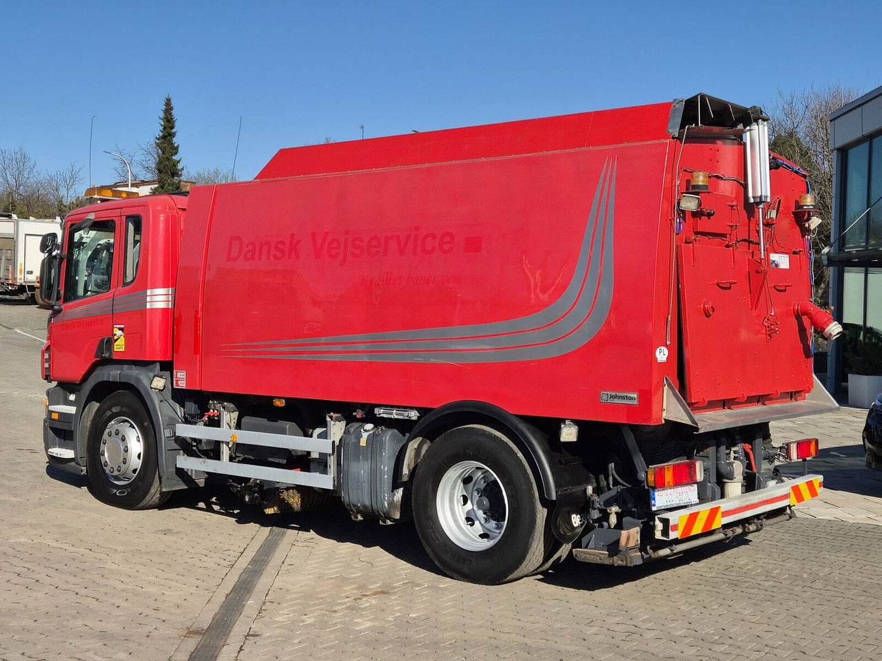 سياره كنس شوارع Scania P230 4X2 / Sweeper / Johnston VX800 / Sprayer / LOW Mileage /: صورة 11